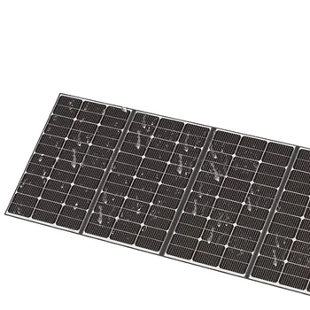 Сворачиваемые ультратонкие и легкие солнечные панели мощностью 400 Вт с подставкой для ног складной генератор для кемпинга с водонепроницаемой сумкой для переноски MC4