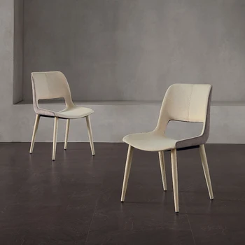 Современные офисные дизайнерские стулья, Роскошный белый обеденный стул в скандинавском стиле для спальни, итальянский Articulos Para El Hogar Furniture