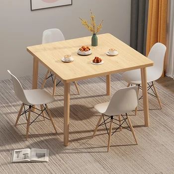 Современный деревянный Обеденный стол на открытом воздухе в скандинавском стиле, Классические Офисные Журнальные столики для макияжа, Кухонные Столовые приборы, мебель для гостиной