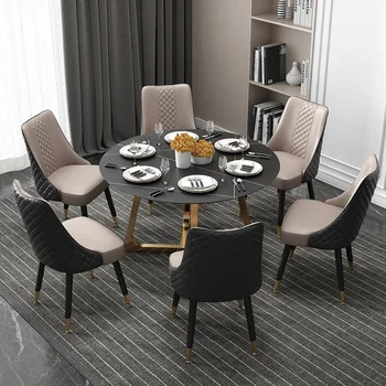 Стулья для столовой Nordic Lounge, роскошные бытовые кресла из современного дерева, гостиничный стул для лаунж-ресторана, простые изделия из кожи