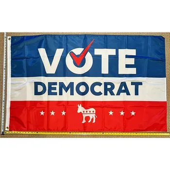 Флаг демократа Бесплатная доставка Проголосуйте за демократа, блок Байдена, Спасите Америку, знак США 3x5'yhx0315