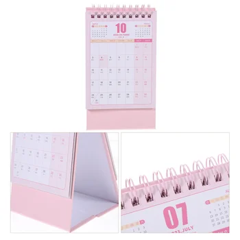 Эстетичный Календарь, Офисный блокнот, Календарь на столешнице, настольная крышка на 2023 год, Однотонный настольный календарь, простой мини-календарь на 2023 год